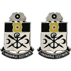 10th Engineer Battalion Unit Crest (Laboramus Sustinere)
